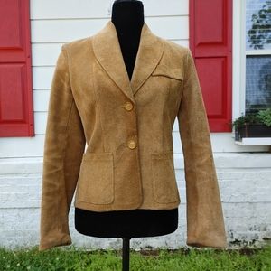 Vintage Dawn Fashion Leather Suede Jacket Size 4/6